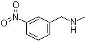 structure of CAS# 19499-61-7, (3-Nitrobenzyl)methylamine;N-Methyl-N-(3-nitrobenzyl)amine; N-Methyl(3-nitrophenyl)methanamine