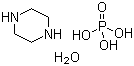 Piperazine hydrogen phosphate monohydrate molecular structure (CAS 1951-97-9)