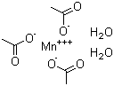 Manganese triacetate dihydrate molecular structure (CAS 19513-05-4)