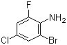 2-Bromo-4-chloro-6-fluoroaniline molecular structure (CAS 195191-47-0)
