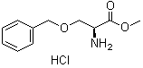 structure of CAS# 19525-87-2, O-(Phenylmethyl)-L-serine methyl ester hydrochloride