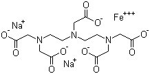 Disodium iron(III) pentetate molecular structure (CAS 19529-38-5)