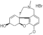 structure of CAS# 1953-04-4, Galanthamine hydrobromide