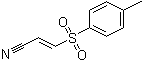 结构式 CAS# 19542-67-7, (2E)-3-[(4-甲基苯基)磺酰基]-2-丙烯腈
