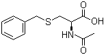 结构式 CAS# 19542-77-9, S-苄基-N-乙酰基-L-半胱氨酸