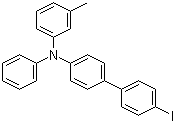 structure of CAS# 195443-34-6, N-(4'-Iodobiphenyl-4-yl)-N-(3-methylphenyl)aniline;N-(4'-Iodobiphenyl-4-yl)-N-(m-tolyl)aniline