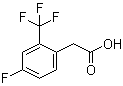 结构式 CAS# 195447-80-4, 4-氟-2-三氟甲基苯乙酸