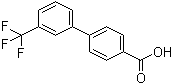 3'-(Trifluoromethyl)biphenyl-4-carboxylic acid molecular structure (CAS 195457-70-6)