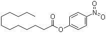 4-硝基苯基月桂酸酯分子结构 (CAS 1956-11-2)