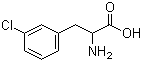 3-Chlorophenylalanine molecular structure (CAS 1956-15-6)
