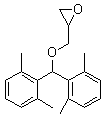 [[双(2,6-二甲基苯基)甲氧基]甲基]-环氧乙烷分子结构 (CAS 19574-85-7)