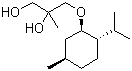 3-L-Menthoxy-2-methylpropane-1,2-diol molecular structure (CAS 195863-84-4)
