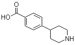 结构式 CAS# 196204-01-0, 4-(哌啶-4-基)苯甲酸