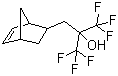 结构式 CAS# 196314-61-1, 3-(双环[2.2.1]庚-5-烯-2-基)-1,1,1-三氟-2-三氟甲基丙-2-醇