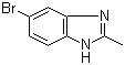 结构式 CAS# 1964-77-8, 5-溴-2-甲基-1H-苯并[d]咪唑