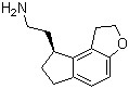 (S)-2-(1,6,7,8-Tetrahydro-2H-indeno[5,4-b]furan-8-yl)ethylamine molecular structure (CAS 196597-81-6)