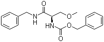 N-[(1R)-1-(Methoxymethyl)-2-oxo-2-[(phenylmethyl)amino]ethyl]carbamic acid phenylmethyl ester molecular structure (CAS 196601-68-0)
