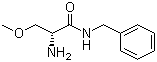 (R)-2-Amino-N-benzyl-3-methoxypropanamide molecular structure (CAS 196601-69-1)