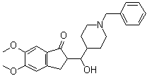 2,3-Dihydro-2-[hydroxy[1-(phenylmethyl)-4-piperidinyl]methyl]-5,6-dimethoxy-1H-inden-1-one molecular structure (CAS 197010-20-1)