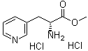 (R)-alpha-Amino-3-pyridinepropanoic acid methyl ester dihydrochloride molecular structure (CAS 197088-84-9)