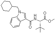 N-[[1-(环己基甲基)-1H-吲哚-3-基]羰基]-3-甲基-L-缬氨酸甲酯分子结构 (CAS 1971007-95-0)