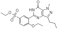 3-(6,7-Dihydro-1-methyl-7-oxo-3-propyl-1H-pyrazolo[4,3-d]pyrimidin-5-yl)-4-ethoxybenzenesulfonic acid ethyl ester molecular structure (CAS 1971915-89-5)