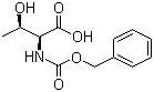 structure of CAS# 19728-63-3, N-Cbz-L-Threonine;N-Carbobenzyloxy-L-threonine; N-[(Benzyloxy)carbonyl]-L-threonine