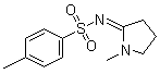 4-Methyl-N-(1-methyl-2-pyrrolidinylidene)benzenesulfonamide molecular structure (CAS 19734-35-1)