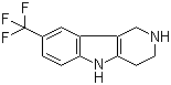 结构式 CAS# 19735-44-5, 2,3,4,5-四氢-8-(三氟甲基)-1H-吡啶并[4,3-b]吲哚