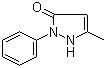 5-甲基-2-苯基-1,2-二氢吡唑-3-酮分子结构 (CAS 19735-89-8)