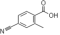 structure of CAS# 1975-53-7, 4-Cyano-2-methylbenzoic acid