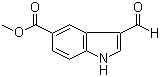 Methyl 3-formyl-1H-indole-5-carboxylate molecular structure (CAS 197506-83-5)