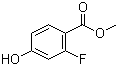 structure of CAS# 197507-22-5, Methyl 2-fluoro-4-hydroxybenzoate;2-Fluoro-4-hydroxybenzoic acid methyl ester