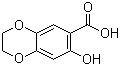 7-Hydroxy-1,4-benzodioxan-6-carboxylic acid molecular structure (CAS 197584-99-9)