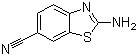 2-Amino-benzothiazole-6-carbonitrile molecular structure (CAS 19759-66-1)