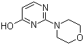 structure of CAS# 19810-79-8, 2-Morpholinopyrimidin-4-ol;2-Morpholino-4(3H)-pyrimidinone