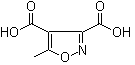 5-Methyl-3,4-isoxazoledicarboxylic acid molecular structure (CAS 198135-45-4)