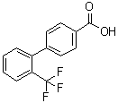 2'-(Trifluoromethyl)[1,1'-biphenyl]-4-carboxylic acid molecular structure (CAS 198205-79-7)