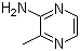结构式 CAS# 19838-08-5, 2-氨基-3-甲基吡嗪