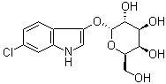 alpha-D-Galactopyranoside 6-chloro-1H-indol-3-yl molecular structure (CAS 198402-61-8)