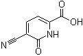 structure of CAS# 19841-76-0, 5-Cyano-1,6-dihydro-6-oxo-2-pyridinecarboxylic acid;5-Cyano-1,6-dihydro-6-oxo-picolinic acid