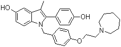 巴多昔芬分子结构 (CAS 198481-32-2)