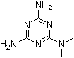 structure of CAS# 1985-46-2, 2-(Dimethylamino)-4,6-diamino-s-triazine;N,N-Dimethylmelamine; N2,N2-Dimethylmelamine; NSC 4417