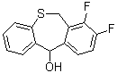 structure of CAS# 1985607-83-7, 7,8-Difluoro-6,11-dihydrodibenzo[b,e]thiepin-11-ol