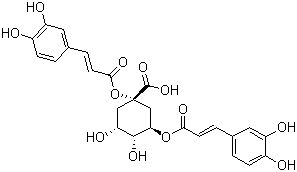 1,3-Dicaffeoylquinic acid molecular structure (CAS 19870-46-3)