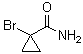 1-Bromocyclopropanecarboxamide molecular structure (CAS 198758-97-3)