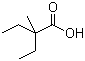 2-Methyl-2-ethylbutyric acid molecular structure (CAS 19889-37-3)