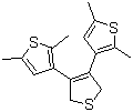3,4-二(2,5-二甲基噻吩-3-基)-2,5-二氢噻吩分子结构 (CAS 198906-72-8)