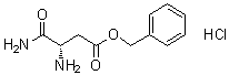 (3S)-3,4-Diamino-4-oxobutanoic acid phenylmethyl ester monohydrochloride molecular structure (CAS 199118-68-8)