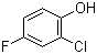 2-氯-4-氟苯酚分子结构 (CAS 1996-41-4)